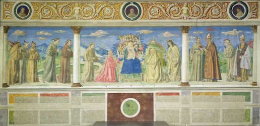 Jungfrau umgeben von Stiftern und Heiligen, 1503